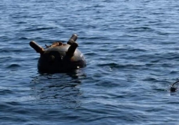 В Затоке взорвали мину, которая всплыла на поверхность моря
