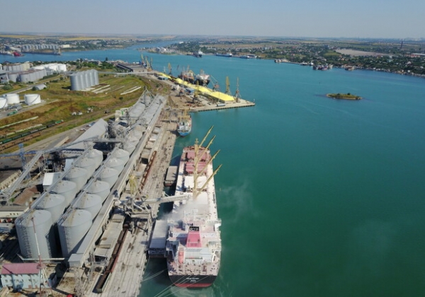 Экспорт зерна начнется с Черноморского морского порта