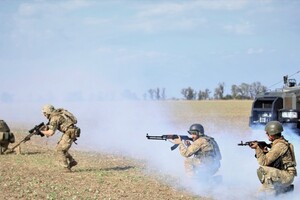 Морпехи в Одесской области тренировались наступать 