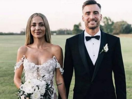 Чемпіон світу з&nbsp;футболу відгуляв спеціальне весілля після тріумфу на&nbsp;ЧС-2022 (фото, відео)
