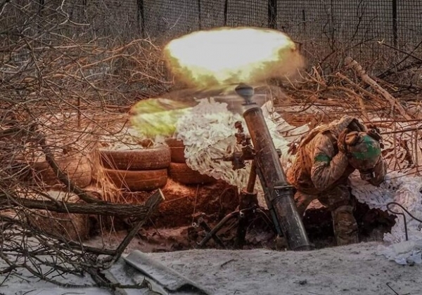 Карта боевых действий в Украине 10 февраля