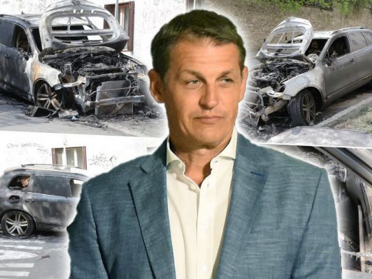 Пролунали два вибухи: автомобіль віцечемпіона світу спалили серед ночі у&nbsp;Белграді (фото)
