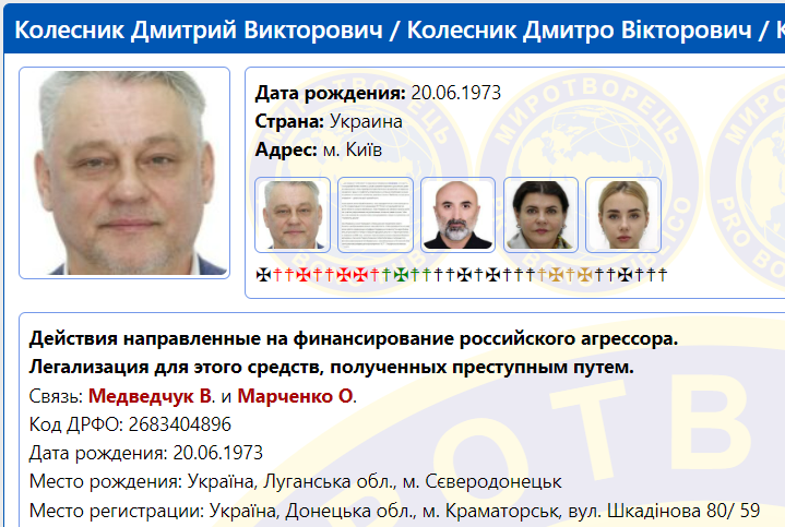 Власник агрохолдингу АСТ потрапив до бази «Миротворець» через зв'язок із Медведчуком, — ЗМІ