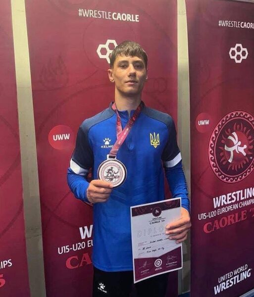 Вільна боротьба. Представник Одещини взяв бронзу чемпіонату Європи
