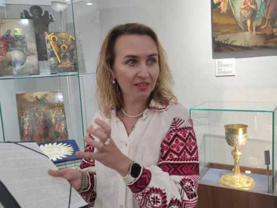 «На вручення Томоса ми мали надати зі скарбів лаври щось особливе. Вибрали ось цей шедевр»: у Києві відкрилася надзвичайна виставка