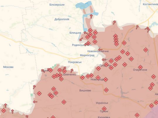 Комишуваха втрачена, ворог атакує ліси біля Дачного&nbsp;&mdash; DeepState попереджає про загрозу прориву