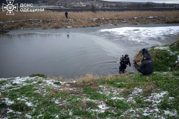 Гибель на реке: в Одесской области провалился под лед мужчина