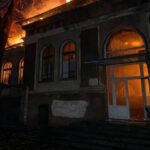 В Одесской области загорелся лицей: огонь охватил большую площадь
