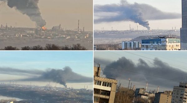 Безпілотники атакували нафтовий гігант в Уфі: вирує пожежа (фото, відео)