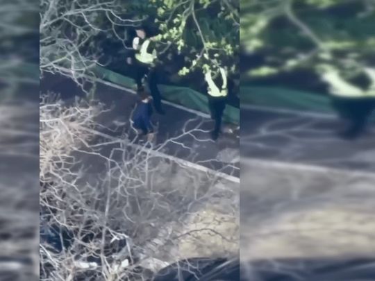 Двом поліціянтам, які втекли під час теракту в&nbsp;Києві, повідомлено про підозру: відео з&nbsp;бодікамер