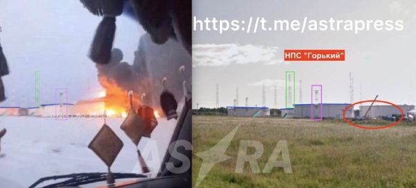 Нафтобаза під Самарою та нафтоперекачувальна станція в Нижньогородській області росії горять після атаки дронів (фото, відео)