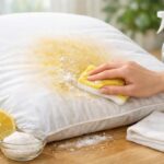 Жовті плями зникнуть без пральної машинки: секрет свіжих подушок